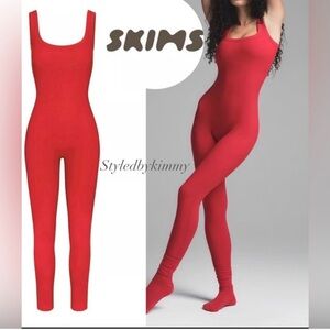 SKIMS Red Jumpsuit